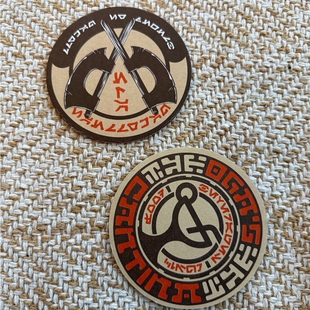 Star Wars Orlando Florida Oga’s Cantina Coasters